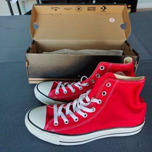Converse All Star Hi Top Shoes, Women's Size 12, Original Red Color Brand New!